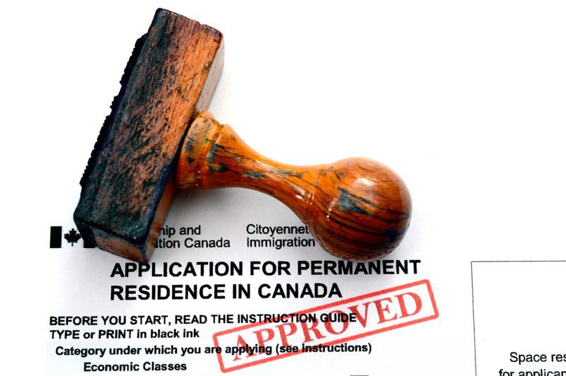 Foreign representatives getting approved for permanent residency in Canada.