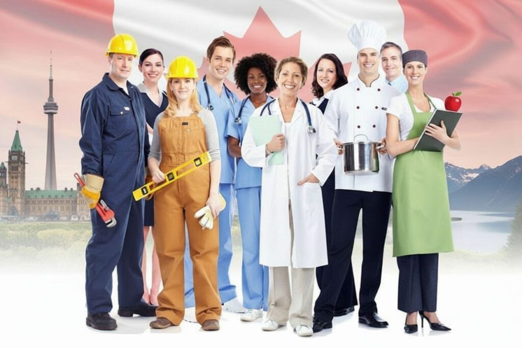 Migrate to Canada as a skiled worker.
